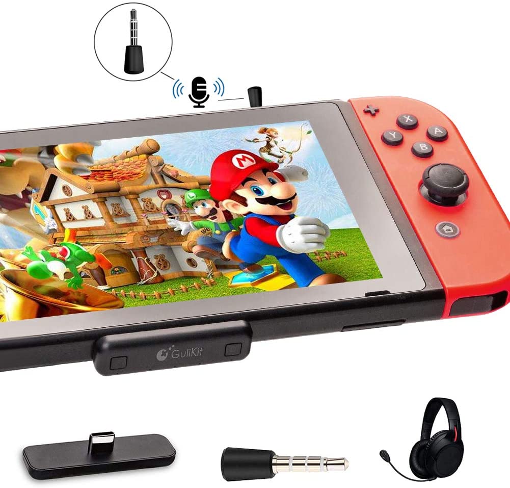 Bluetooth Adapter Route Air Pro for gaming, compatible with Nintendo Switch, PS4, and laptops, featuring a compact design and advanced audio technology.